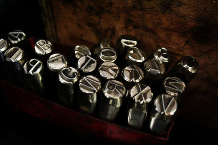 steel, metal, letters, silver, design, art