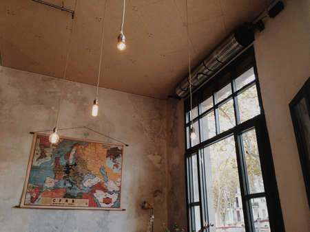 house, home, apartment, door, windows, bulb, spark, light