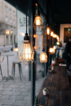 architecture, building, lighting, blur, restaurant, lamp, light, design, art