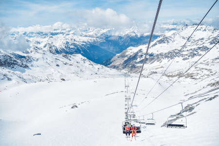 snow, winter, white, cold, weather, ice, cable, wire, adventure, rides, outdoor, travel, people