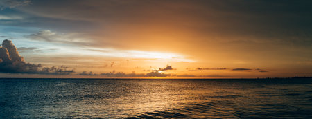 sea, ocean, water, waves, nature, horizon, sunset, view, clouds, sky
