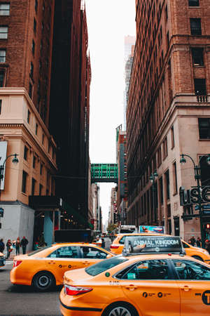 architecture, building, infrastructure, yellow, taxi, transportation, travel, trip, city, urban,...