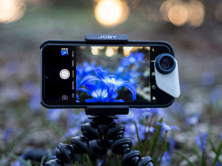 mobile, phone, camera, photography, electronic, gadget, modern, technology, touchscreen, blue,...