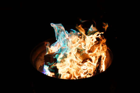 fire, flame, charcoal, ash, smoke, heat, bonfire, campfire, camping, night, dark