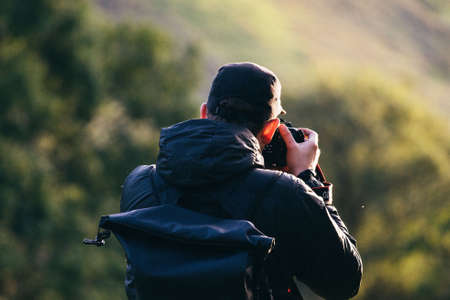 green, trees, plant, nature, forest, blur, bokeh, people, man, travel, alone, adventure, outdoor,...
