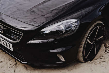 black, car, land, vehicle, travel, trip, road, transportation, outdoor
