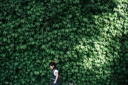 people, kid, baby, child, girl, smile, happy, green, plants, outdoor