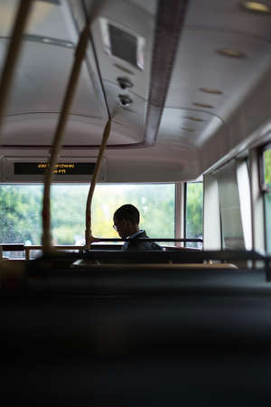 bus, vehicle, seats, transportation, travel, trip, people, boy, kid, child, passenger