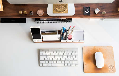 apple, mac, monitor, keyboard, mouse, cup, mug, coaster, desk, work, office, screen, white, mobile,...