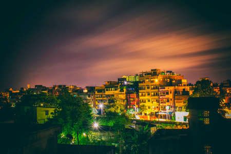 architecture, buildings, infrastructure, night, lights, sky, skyscraper, tower, city, skyline,...