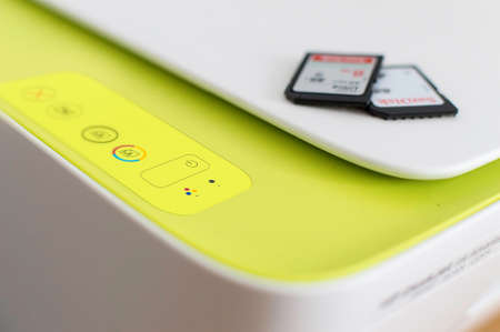 memory,  micrSD, printer, technology, buttons, power, printing, chips, scanner, photocopy