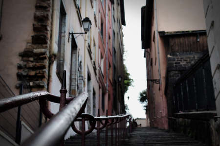 urban,  lyon,  stairs,  old, staircase, alley, pathway, path