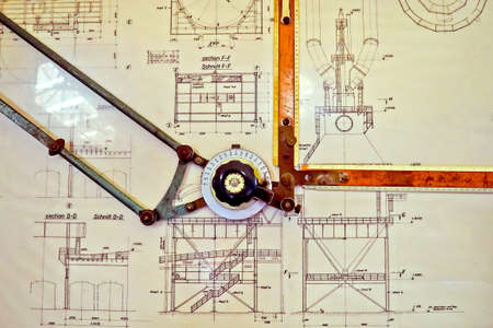 blueprint,   plan,   design,   drawing,   board,   technical,   construction,   compass,   ruler
