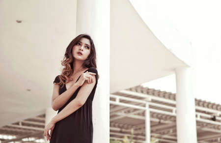 fashion,   model,   woman,   dress,   minimal,   beautiful,   building,   elegant,   female,  ...
