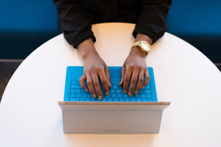woman,  business,  laptop,  typing,  surface,  windows,  pc,  computer,  watch,  hands,  people, ...