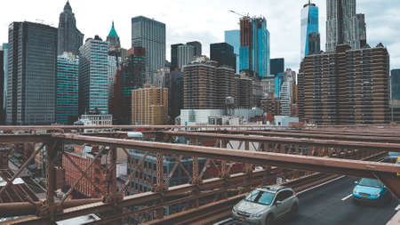 new york,  travel, bridge, car, automomobile, transport, building, architecture, skyscraper,...