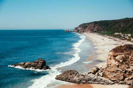 beach,  ocean,  shore,  shoreline,  sand,  rocks,  nature,  outdoors,  outside,  sunny,  water, ...
