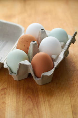 farm,  fresh,  eggs,  half,  dozen,  carton,  chicken,  color,  shell,  egg,  organic,  raw,  wood, ...