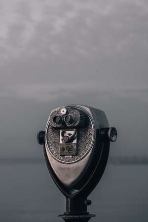 binoculars,  coast,  shore,  water,  overcast,  scenic,  travel,  tourism,  tower,  viewer,  retro, ...