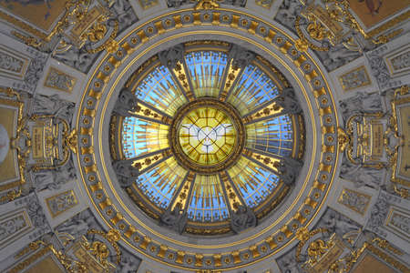 cathedral,  dome,  architecture,  ceiling,  church,  stained,  glass,  interior,  art,  circle, ...