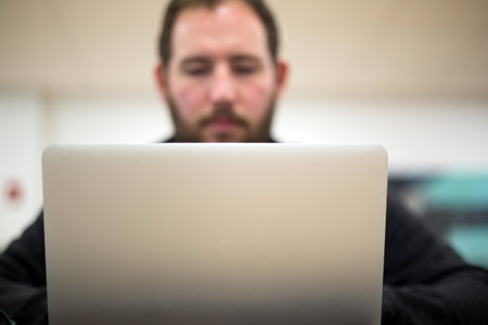 man,  laptop,  office,  	computer,   working,   typing,   work,   job,   technology,   online,  ...