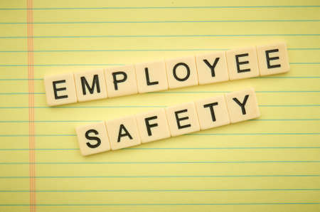 employee,  safety,  work,  concept,  text,  typography,  workplace,  paper,  letters,   blocks,  ...