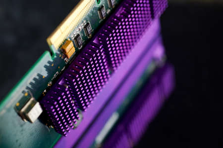 computer,   circuit,   pci,   chip,   macro,   detail,   electronic,   technology,   object,   card,...