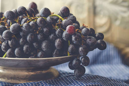 grapes,   close up,   fruit,   bowl,   berries,   rustic,   table,   ripe,   wine,   fresh,  ...