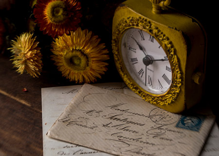 antique,  clock,  time,  letter,   background,   new year,   deadline,   minute,   second,  ...