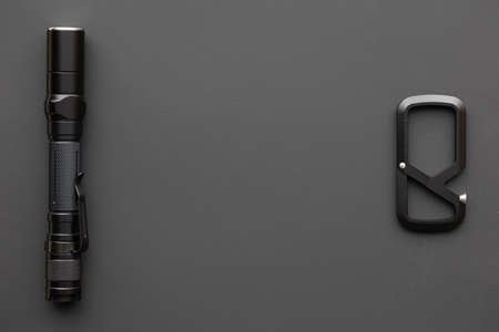 camp,  gear,  background,  flashlight,  clip,  top,  view,  accessories,  tools,  flat lay, ...