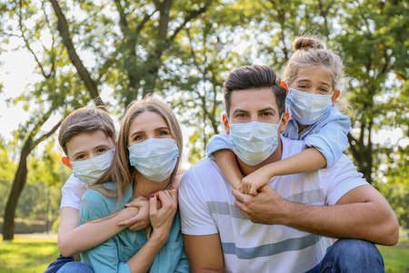 family,   face,   mask,   child,   mother,   flu,   protective,   virus,   pandemic,   together,  ...