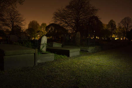 Cemetery at Night