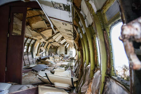 Interior of Abandoned Train