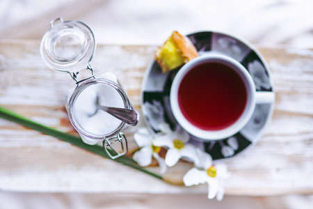 Sugar time with tea