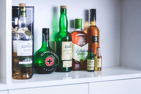 A lot of different bottles of whiskey II