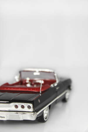 Black Classic Car Scale Model
