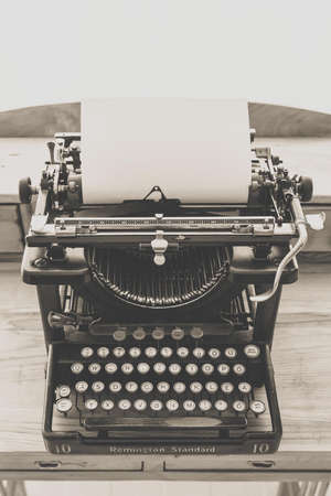 Black Vintage Typewriter