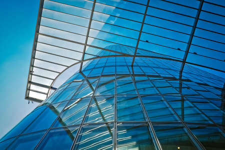 Low Angle View of Glass High Rise Building
