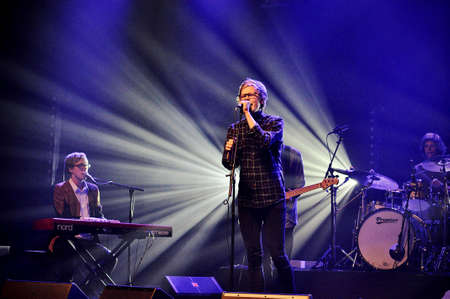 Man Singing on Stage