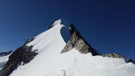 Mountain Range With Snow