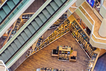Shopping Carts Aligned