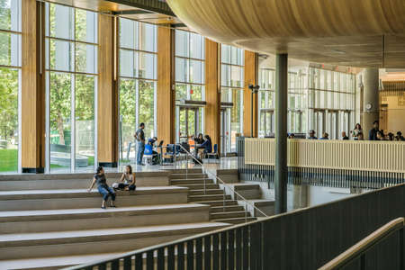Group of People in Building