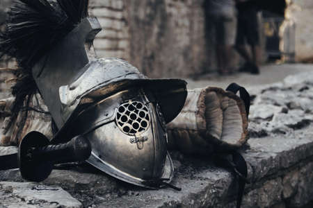 Silver Knight Helmet