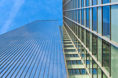 Low Angle View of Office Building Against Sky