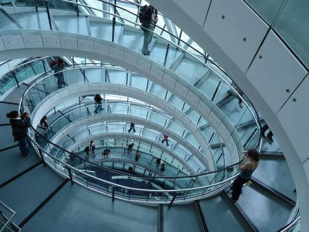 View of Glass Building