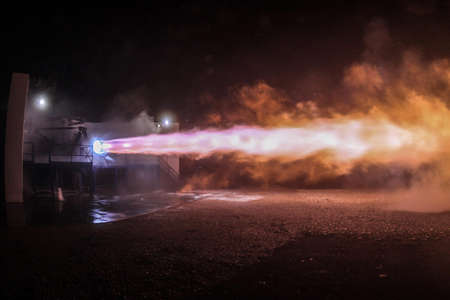 Fire Coming Out from Engine