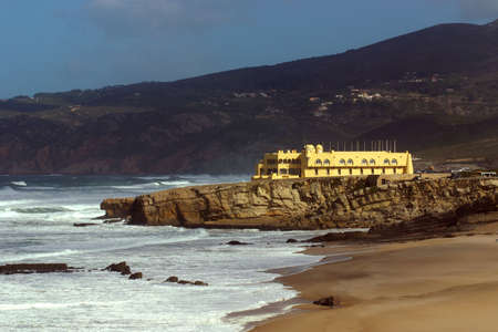 Coastal defence fortification of Guincho, Cascais, Portugalの写真素材
