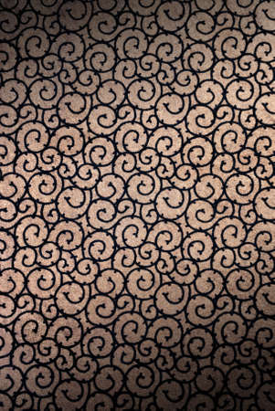 background wallpaper with curly patternの写真素材