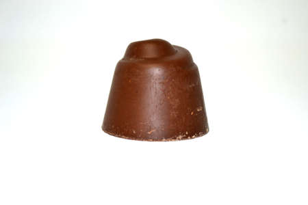 chocolate isolated on white の写真素材