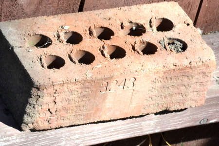 Old red brickの写真素材